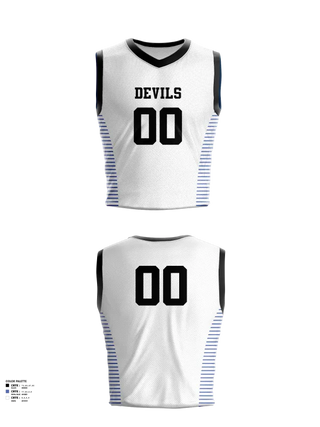Mens Reversible Basketball Jersey, Devils, Men's Basketball, Teamtime, Team time, sublimation, custom sports apparel, team uniforms, spirit wear, spiritwear, sports uniforms, custom shirts, team store, custom team store, fundraiser sports, apparel fundraiser