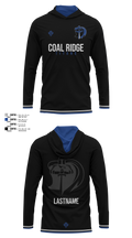 Coal Ridge HS Boys Soccer Long Sleeve Performance Shirt with hood - 7