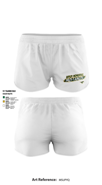 Brick Memorial Field Hockey 55819231 Women's Shorts - 1