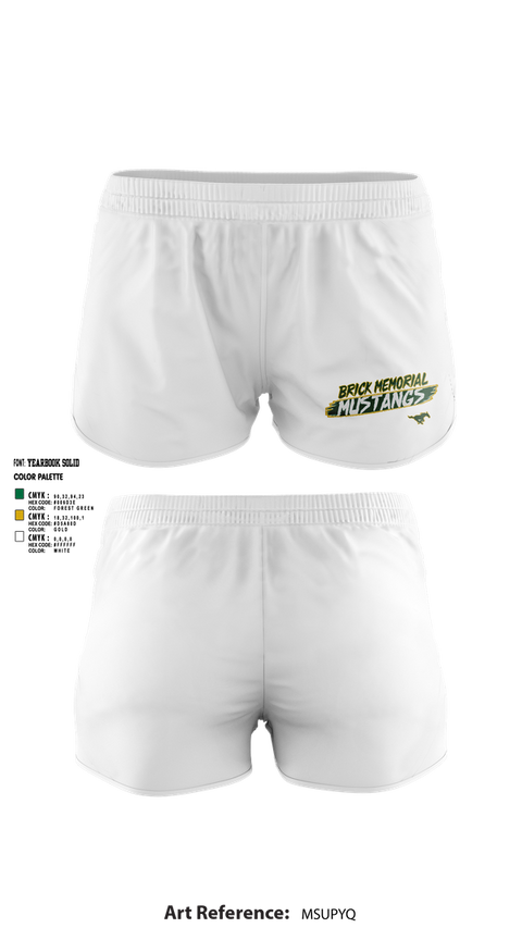 Womens Shorts, Brick Memorial Field Hockey, Field Hockey, Teamtime, Team time, sublimation, custom sports apparel, team uniforms, spirit wear, spiritwear, sports uniforms, custom shirts, team store, custom team store, fundraiser sports, apparel fundraiser