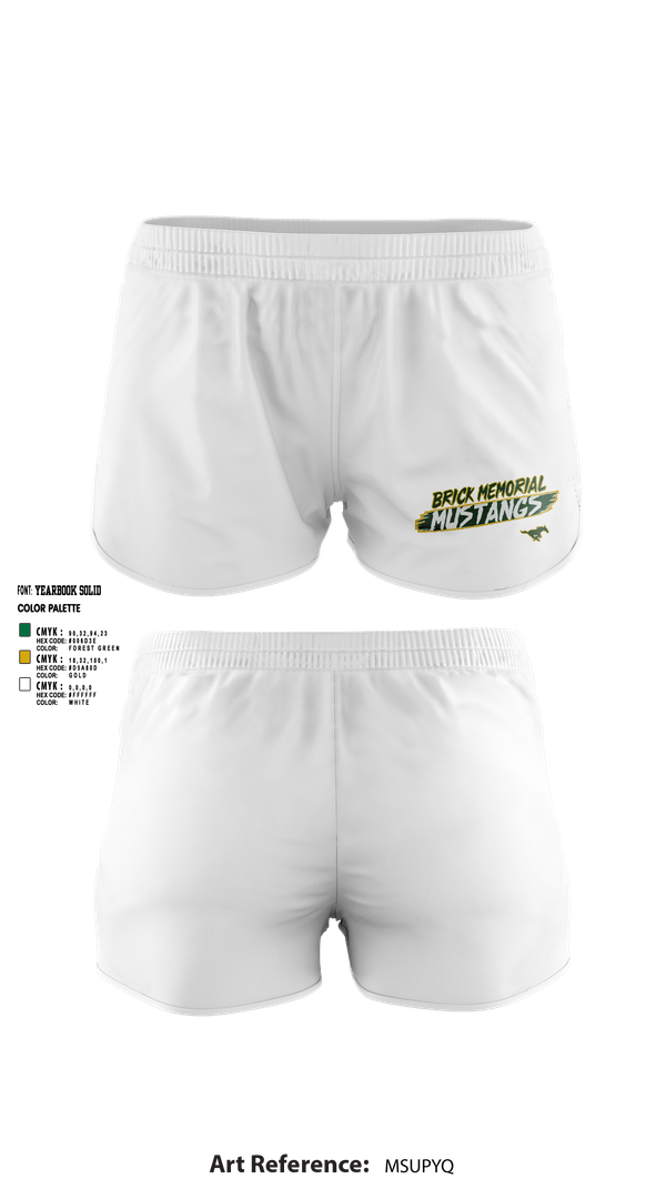 Womens Shorts, Brick Memorial Field Hockey, Field Hockey, Teamtime, Team time, sublimation, custom sports apparel, team uniforms, spirit wear, spiritwear, sports uniforms, custom shirts, team store, custom team store, fundraiser sports, apparel fundraiser