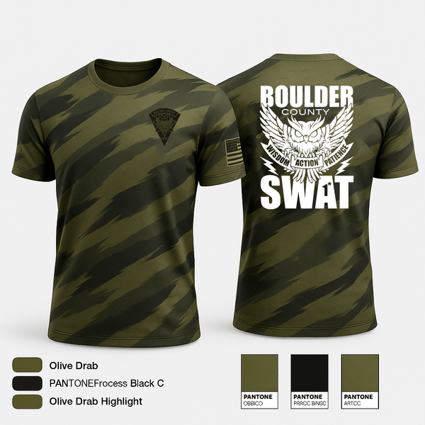 Boulder county Sheriff’s Office 60742755 Short Sleeve Performance Shirt - 1