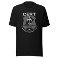 Chester County Prison Emergency Response Team CERT Unisex Staple T-Shirt