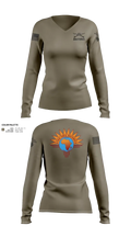 Task Force Bastards 71335130 Women's Long Sleeve V-neck Shirt - 122