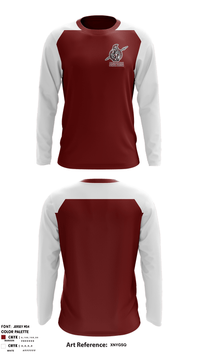 Berthoud High School Soccer 45184902 Long Sleeve Performance Shirt - 1