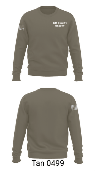 Crew Neck Sweatshirt, Tift County Sheriff, Police, Teamtime, Team time, sublimation, custom sports apparel, team uniforms, spirit wear, spiritwear, sports uniforms, custom shirts, team store, custom team store, fundraiser sports, apparel fundraiser
