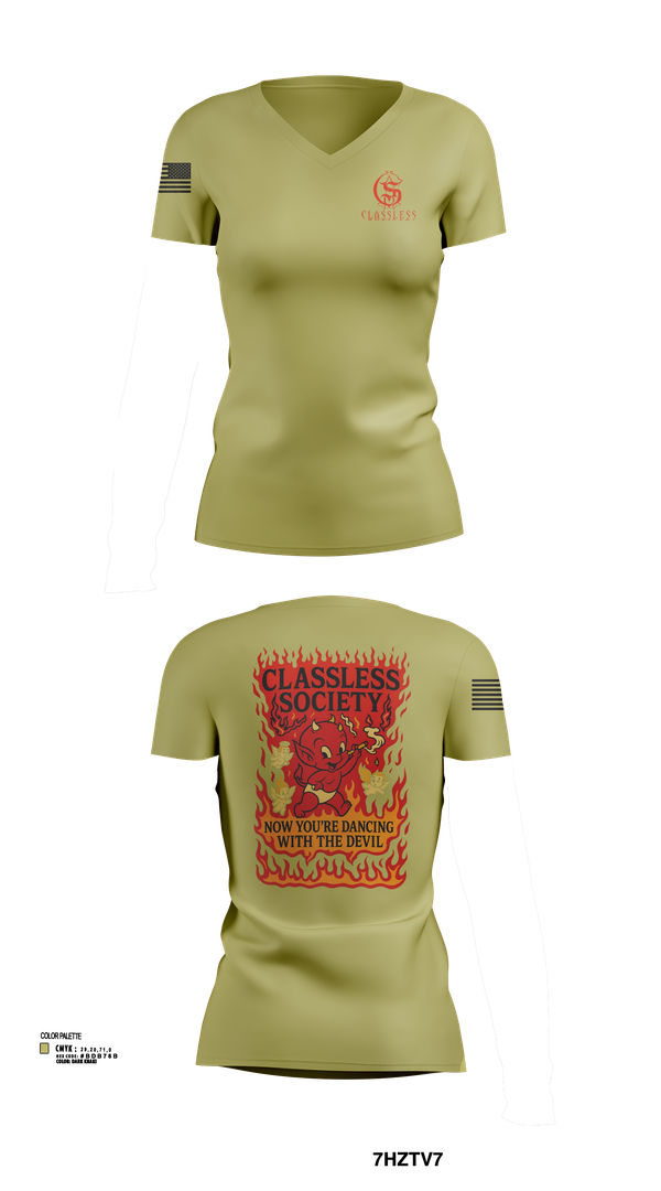 Womens Short Sleeve Vneck Shirt, Classless Society, , Teamtime, Team time, sublimation, custom sports apparel, team uniforms, spirit wear, spiritwear, sports uniforms, custom shirts, team store, custom team store, fundraiser sports, apparel fundraiser