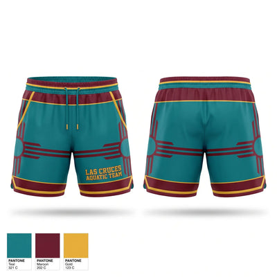 Las Cruces Aquatic Team Athletic Shorts With Pockets - 1