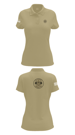 Womens Short Sleeve Performance Polo, 1/278th ACR, , Teamtime, Team time, sublimation, custom sports apparel, team uniforms, spirit wear, spiritwear, sports uniforms, custom shirts, team store, custom team store, fundraiser sports, apparel fundraiser