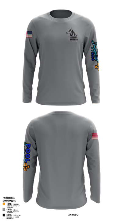 Hounds 12044335 Long Sleeve Performance Shirt 3