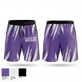 Athletic Shorts With Pockets, Shamokin Area Indians, Women's Soccer, Teamtime, Team time, sublimation, custom sports apparel, team uniforms, spirit wear, spiritwear, sports uniforms, custom shirts, team store, custom team store, fundraiser sports, apparel fundraiser