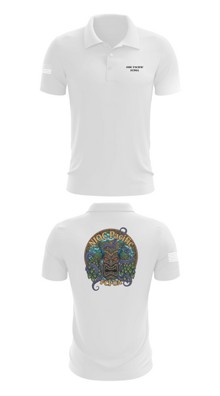 Short Sleeve Performance Polo, NIOC Pacific FCPOA, Navy, Teamtime, Team time, sublimation, custom sports apparel, team uniforms, spirit wear, spiritwear, sports uniforms, custom shirts, team store, custom team store, fundraiser sports, apparel fundraiser
