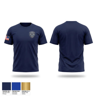 Short Sleeve Performance Shirt, Williamsburg Police Department, Police, Teamtime, Team time, sublimation, custom sports apparel, team uniforms, spirit wear, spiritwear, sports uniforms, custom shirts, team store, custom team store, fundraiser sports, apparel fundraiser