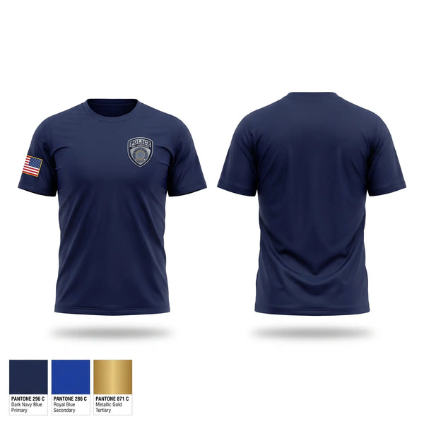 Short Sleeve Performance Shirt, Williamsburg Police Department, Police, Teamtime, Team time, sublimation, custom sports apparel, team uniforms, spirit wear, spiritwear, sports uniforms, custom shirts, team store, custom team store, fundraiser sports, apparel fundraiser