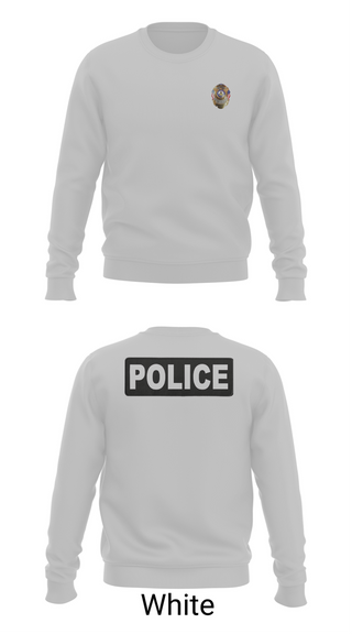 Crew Neck Sweatshirt, WRAY POLICE DEPARTMENT, Police, Teamtime, Team time, sublimation, custom sports apparel, team uniforms, spirit wear, spiritwear, sports uniforms, custom shirts, team store, custom team store, fundraiser sports, apparel fundraiser