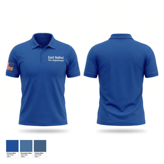 Short Sleeve Performance Polo, East Bethel Fire Department, Fire Department, Teamtime, Team time, sublimation, custom sports apparel, team uniforms, spirit wear, spiritwear, sports uniforms, custom shirts, team store, custom team store, fundraiser sports, apparel fundraiser