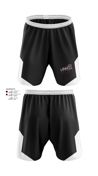 Athletic Shorts With Pockets, Lowell Red Devils, , Teamtime, Team time, sublimation, custom sports apparel, team uniforms, spirit wear, spiritwear, sports uniforms, custom shirts, team store, custom team store, fundraiser sports, apparel fundraiser