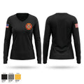 Atmore Fire Department 40479654 Women's Long Sleeve V-neck Shirt - 1