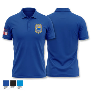 Short Sleeve Performance Polo, Gouldsboro Police, Police, Teamtime, Team time, sublimation, custom sports apparel, team uniforms, spirit wear, spiritwear, sports uniforms, custom shirts, team store, custom team store, fundraiser sports, apparel fundraiser