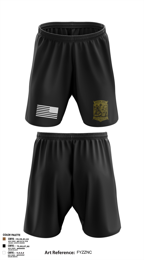 Athletic Shorts With Pockets, 665th SMC, Army, Teamtime, Team time, sublimation, custom sports apparel, team uniforms, spirit wear, spiritwear, sports uniforms, custom shirts, team store, custom team store, fundraiser sports, apparel fundraiser