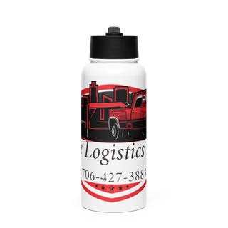 Settle Logistics LLC 47425511 Stainless Steel Water Bottle with a Straw Lid