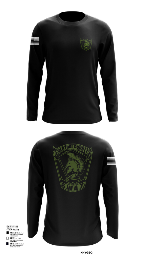 Long Sleeve Performance Shirt, Central County SWAT, , Teamtime, Team time, sublimation, custom sports apparel, team uniforms, spirit wear, spiritwear, sports uniforms, custom shirts, team store, custom team store, fundraiser sports, apparel fundraiser