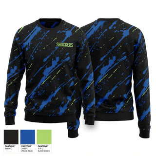 Crew Neck Sweatshirt, SHOCKERS, Softball, Teamtime, Team time, sublimation, custom sports apparel, team uniforms, spirit wear, spiritwear, sports uniforms, custom shirts, team store, custom team store, fundraiser sports, apparel fundraiser