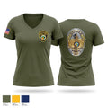 Littleton NH Police Department 27465082 Women's Short Sleeve V-neck Shirt - 1