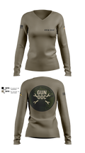 ARMT 1-320th Field Artillery 11716991 Women's Long Sleeve V-neck Shirt - 2