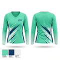JCFF Women's Long Sleeve V-neck Shirt - 1