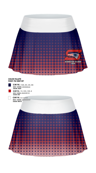 Skort, Schenectady Belmont Football & Cheer, , Teamtime, Team time, sublimation, custom sports apparel, team uniforms, spirit wear, spiritwear, sports uniforms, custom shirts, team store, custom team store, fundraiser sports, apparel fundraiser