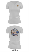 Karl & Hedwig Ackermann Memorial Institute for Joint Military Intelligence and Law Enforcement Education & Training at MARDET Fort Leonard Wood 34903411 Women's Short Sleeve V-neck Shirt - 19