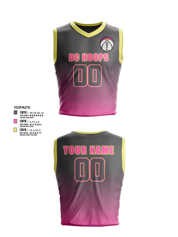 Womens Basketball Jersey, DC Hoops, Women's Basketball, Teamtime, Team time, sublimation, custom sports apparel, team uniforms, spirit wear, spiritwear, sports uniforms, custom shirts, team store, custom team store, fundraiser sports, apparel fundraiser