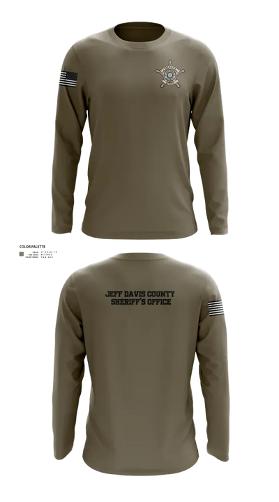 Jeff Davis County Sheriff’s Office 26513372 Long Sleeve Performance Shirt 22