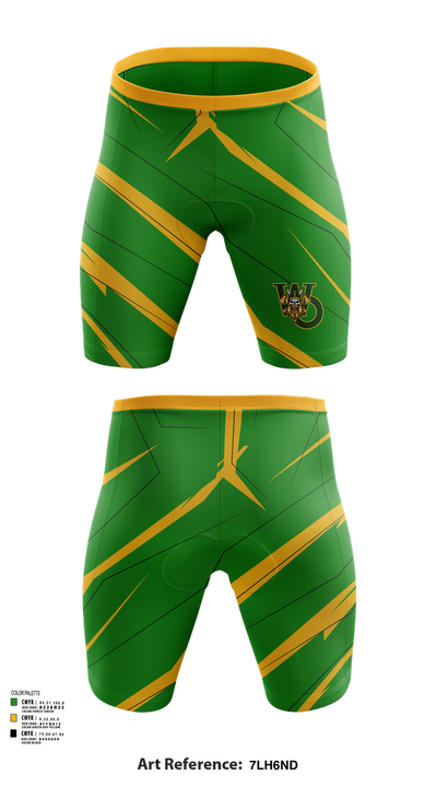 White Oak Wrestling 34245080 Men's Compression Shorts - 1