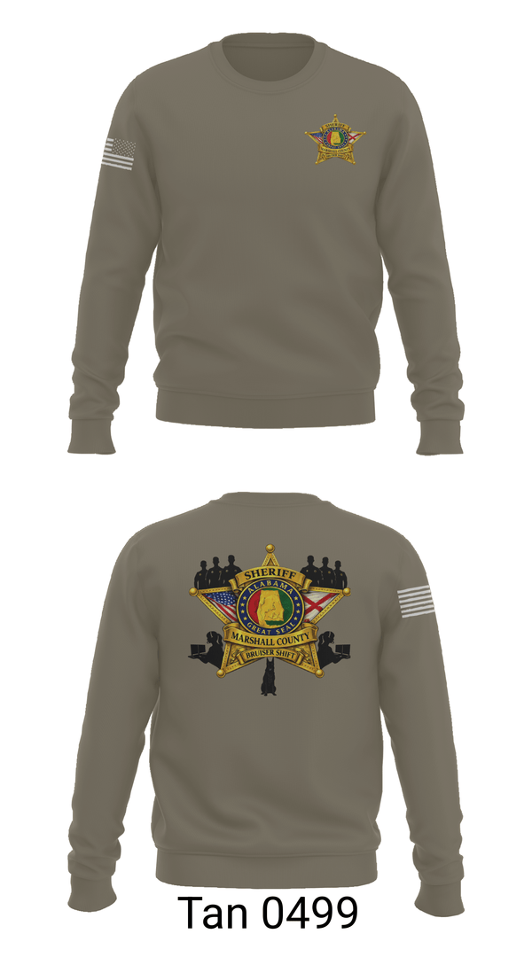 Crew Neck Sweatshirt, Bruiser Shift, Police, Teamtime, Team time, sublimation, custom sports apparel, team uniforms, spirit wear, spiritwear, sports uniforms, custom shirts, team store, custom team store, fundraiser sports, apparel fundraiser