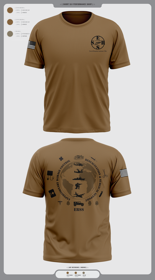 Short Sleeve Performance Shirt, Naval Hospital Jacksonville ERSS, , Teamtime, Team time, sublimation, custom sports apparel, team uniforms, spirit wear, spiritwear, sports uniforms, custom shirts, team store, custom team store, fundraiser sports, apparel fundraiser