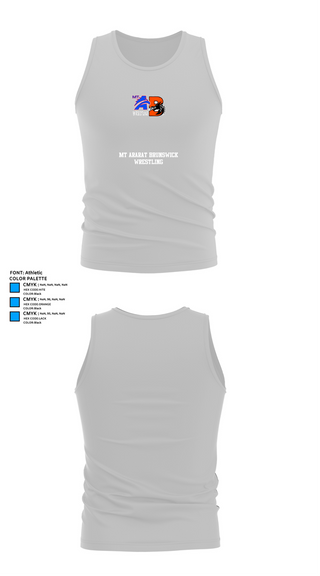 Tank Top, Mt Ararat Brunswick Wrestling, Wrestling, Teamtime, Team time, sublimation, custom sports apparel, team uniforms, spirit wear, spiritwear, sports uniforms, custom shirts, team store, custom team store, fundraiser sports, apparel fundraiser