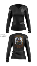 Hopkinsville Fire Department 27614987 Women's Long Sleeve V-neck Shirt - 22