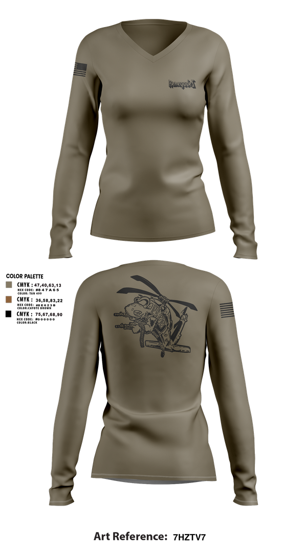 Womens Long Sleeve Vneck Shirt, B Co. 2-147, , Teamtime, Team time, sublimation, custom sports apparel, team uniforms, spirit wear, spiritwear, sports uniforms, custom shirts, team store, custom team store, fundraiser sports, apparel fundraiser