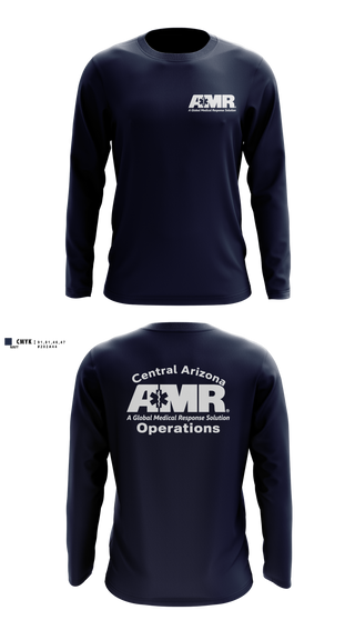Long Sleeve Performance Shirt, AMR  Central Arizona Operations, EMS/EMT, Teamtime, Team time, sublimation, custom sports apparel, team uniforms, spirit wear, spiritwear, sports uniforms, custom shirts, team store, custom team store, fundraiser sports, apparel fundraiser
