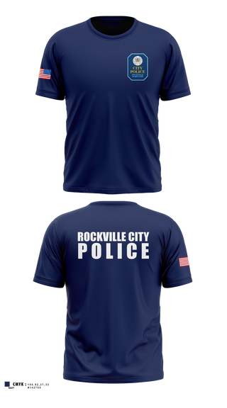 Short Sleeve Performance Shirt, Rockville City Police, Police, Teamtime, Team time, sublimation, custom sports apparel, team uniforms, spirit wear, spiritwear, sports uniforms, custom shirts, team store, custom team store, fundraiser sports, apparel fundraiser