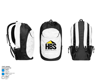 Gear Bag, HBS Drywall, LLC, , Teamtime, Team time, sublimation, custom sports apparel, team uniforms, spirit wear, spiritwear, sports uniforms, custom shirts, team store, custom team store, fundraiser sports, apparel fundraiser