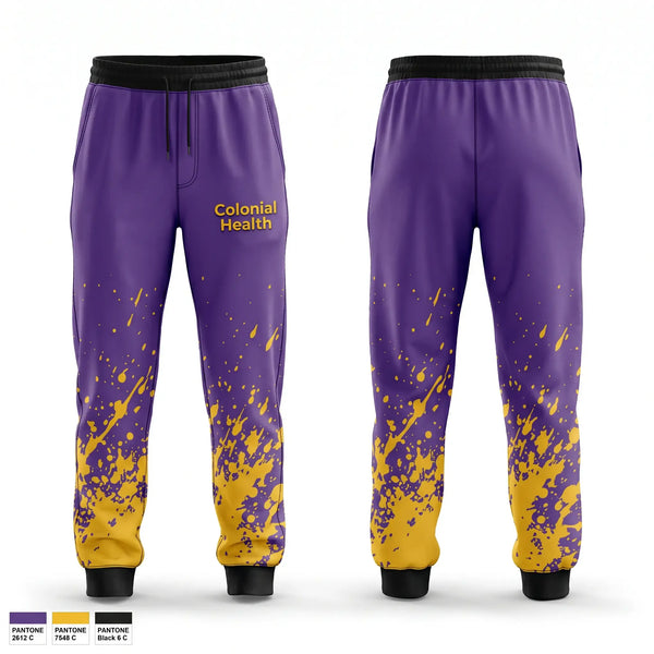 Sweatpants, Colonial Health, , Teamtime, Team time, sublimation, custom sports apparel, team uniforms, spirit wear, spiritwear, sports uniforms, custom shirts, team store, custom team store, fundraiser sports, apparel fundraiser