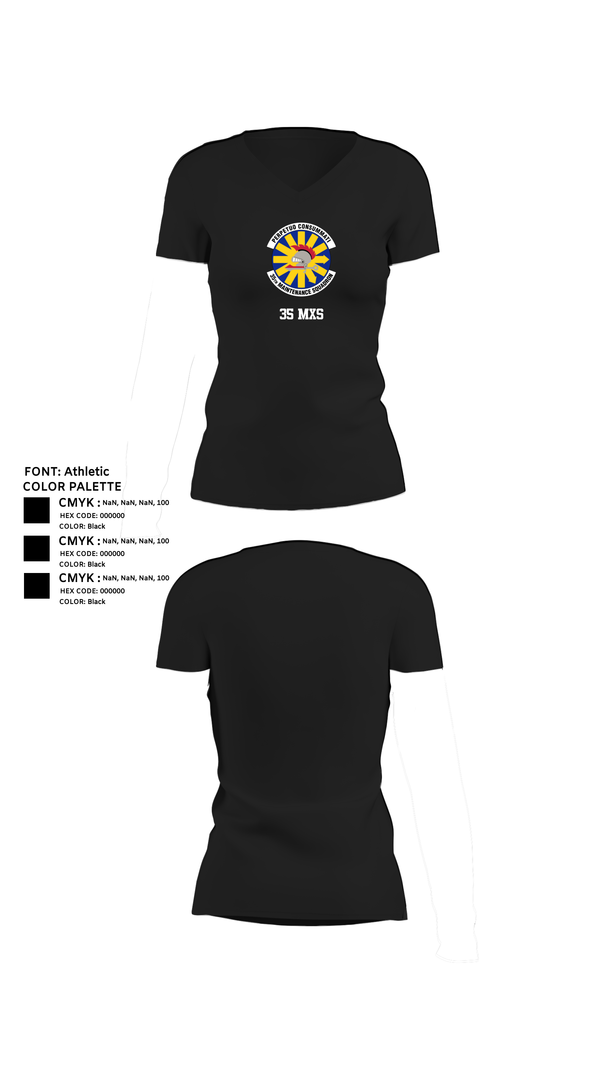 Womens Short Sleeve Vneck Shirt, 35 MXS, , Teamtime, Team time, sublimation, custom sports apparel, team uniforms, spirit wear, spiritwear, sports uniforms, custom shirts, team store, custom team store, fundraiser sports, apparel fundraiser