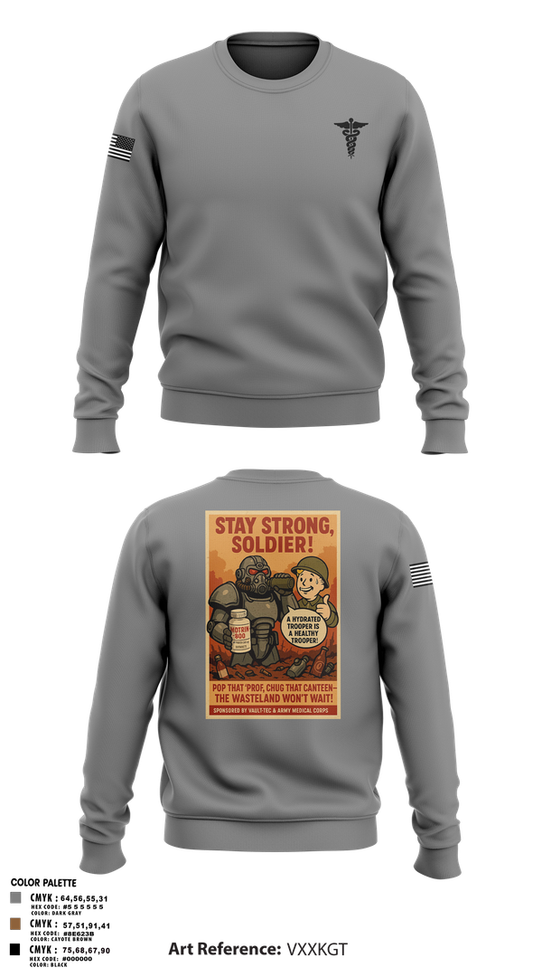 Crew Neck Sweatshirt, 319th IEW, , Teamtime, Team time, sublimation, custom sports apparel, team uniforms, spirit wear, spiritwear, sports uniforms, custom shirts, team store, custom team store, fundraiser sports, apparel fundraiser