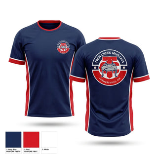 Soft Poly Tee Cotton Like Feel, Mudcats, Baseball, Teamtime, Team time, sublimation, custom sports apparel, team uniforms, spirit wear, spiritwear, sports uniforms, custom shirts, team store, custom team store, fundraiser sports, apparel fundraiser