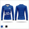 Bath All Stars 11618038 Women's Long Sleeve V-neck Shirt - 1