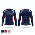 Hillsdale fire department Women's Long Sleeve V-neck Shirt - 1