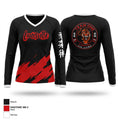 Team One Louisville Jiu Jitsu Women's Long Sleeve V-neck Shirt - 1